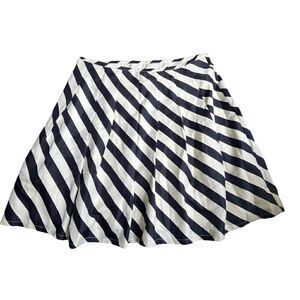 Outback Red Striped Pleated Skirt Size Large